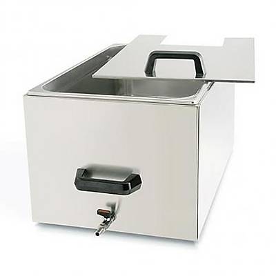 100% Chef Thermal Container Inox (Cover Included), 27 Lt