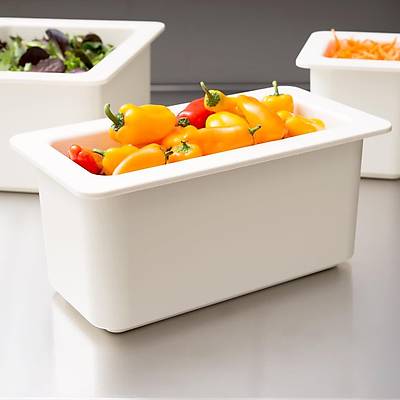 Cambro 36CF148 ColdFest 1/3 Size White Food Pan