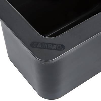 Cambro 36CF110 ColdFest 1/3 Size Black Food Pan
