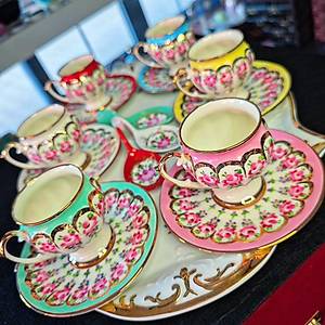 El Boyama Porselen Mine Kahve Fincan�