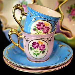 El Boyama Porselen Bone Kahve Fincan�