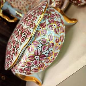 3 Ayakl� Ku�lu Limoges Kutu