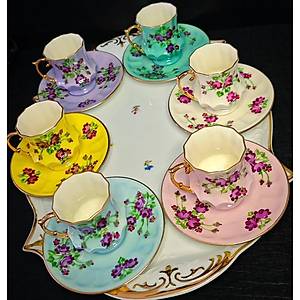 El Boyama Porselen Han�meli Kahve Fincan�