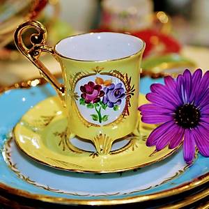 El Boyama Porselen Bavaria Kahve Fincan�