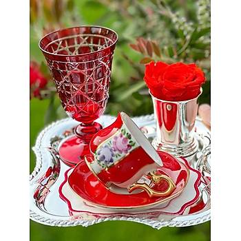 El Boyama Porselen ehzade Kahve Fincan