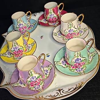 El Boyama Porselen Osmanl Saray Fincan