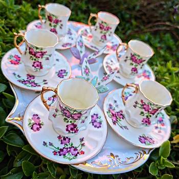 El Boyama Porselen Han�meli Kahve Fincan�