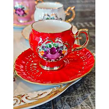 El Boyama Porselen Beyzade Kahve Fincan�