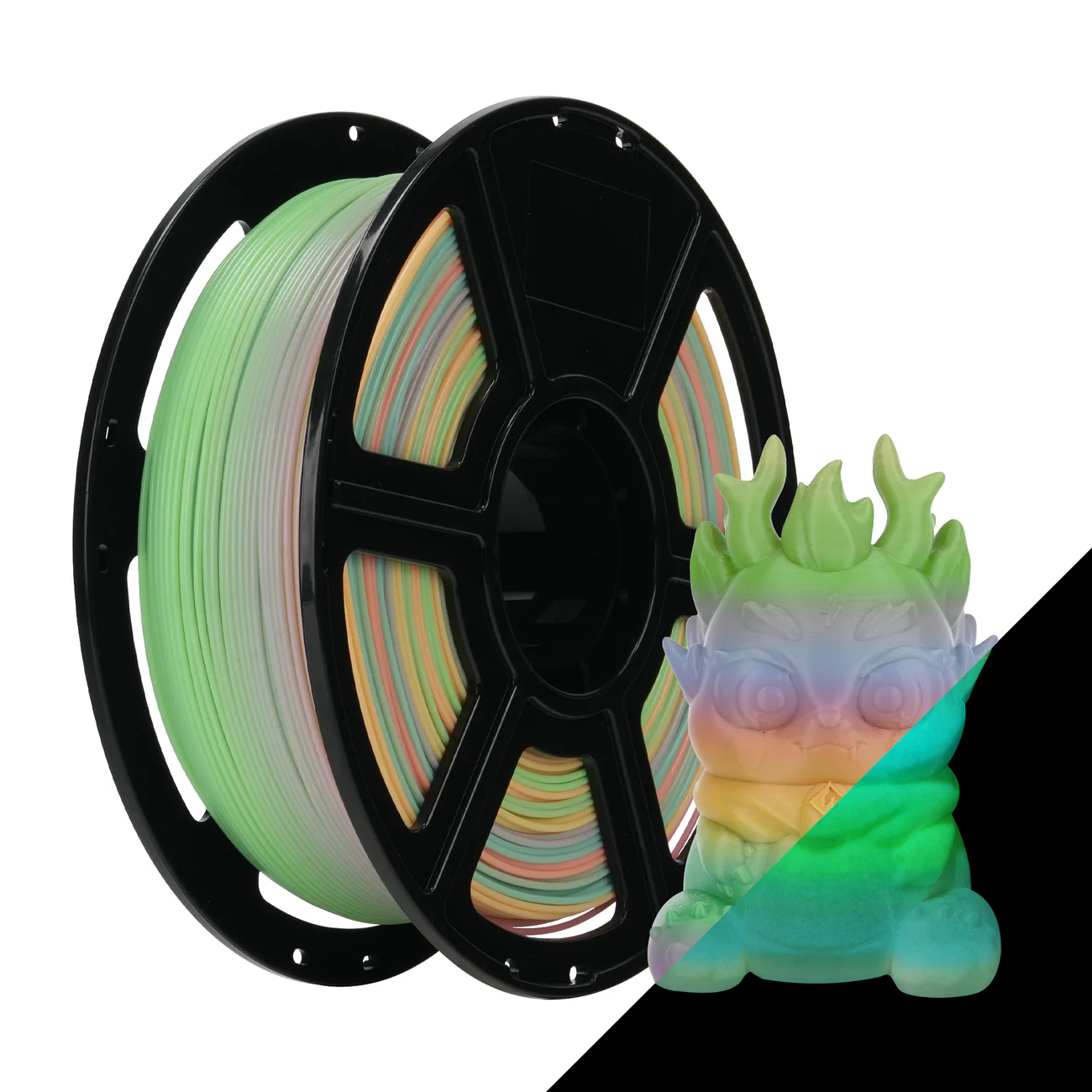 Flashforge HS PLA Gökkuşağı Filament Luminous Melody 1.75mm 1kg