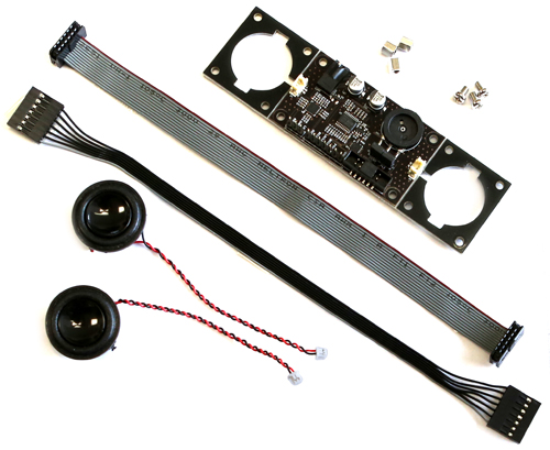 Odroid I2S 2Watt Stereo Boom Bonnet Kit + 12 pin GPIO ribbon cable for XU4