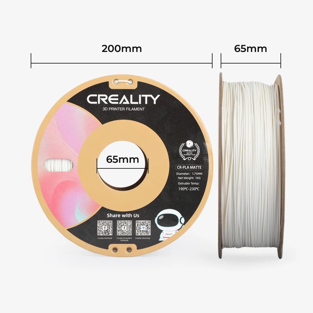 Creality CR-PLA Matte Filament Mat Gri 1.75mm 1kg - Uygun Fiyata Satın ...