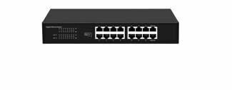 ODS 16x100/1000M Gigabit Ethernet Switch ODS-16GP
