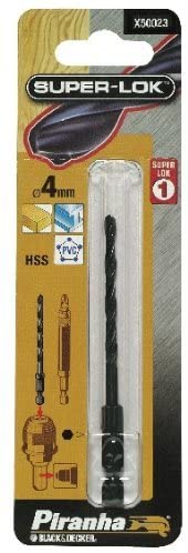 Piranha X50023 HSS Super-Lok Altıgen Metal Matkap Ucu 4mm