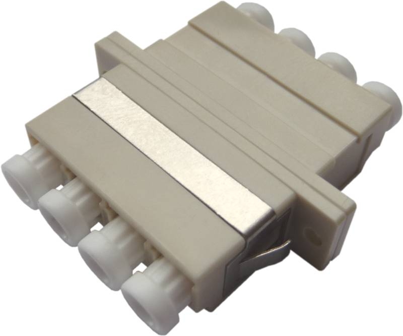 LC-LC Quad MM Fiber Optik Adaptör