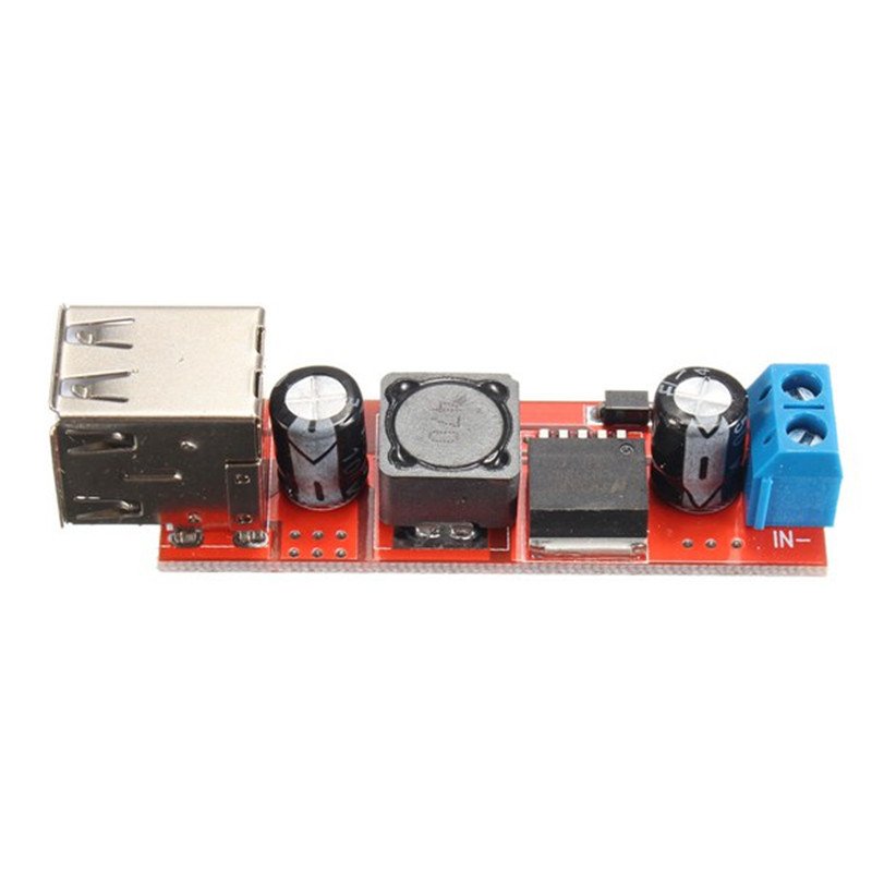 Çift USB Çıkışlı 9V-36V'dan 5V'a Gerilim Azaltıcı Modülü