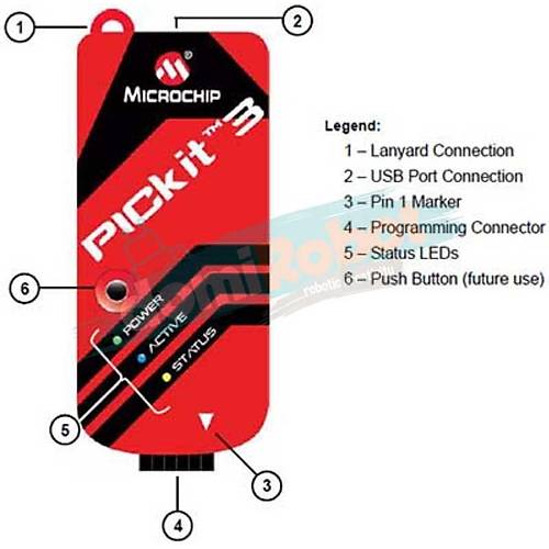 PICKit3 Microchip PIC Programlayýcý ve Dip Adaptör