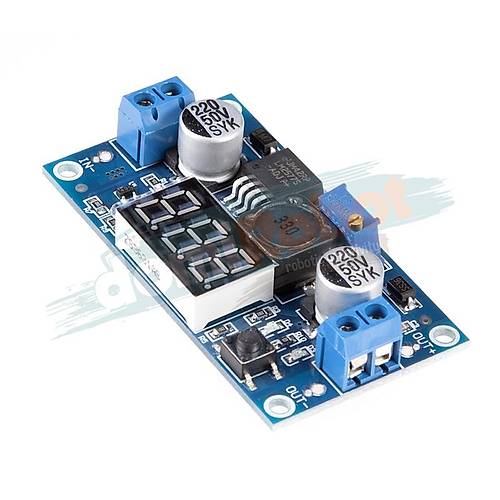 LM2577 Dijital Voltmetreli DC 3-34V (Input) / DC 4-35V (Output )  3A Boost modl
