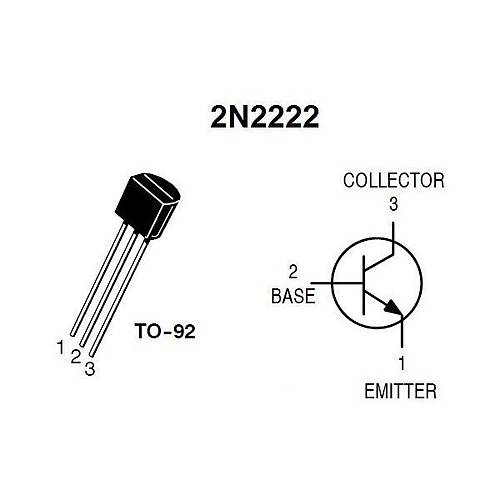 2N2222 NPN (Plastik Kılıf) Transistör (10adet)