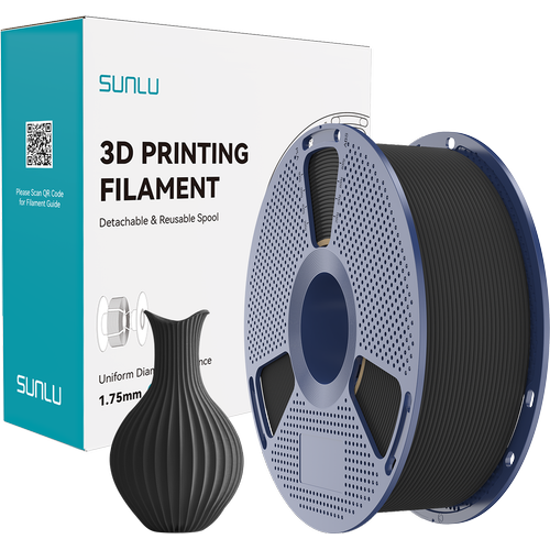 SUNLU PLA Filament Siyah 1.75mm 1kg