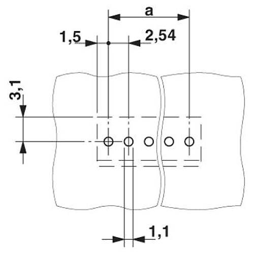 PCB klemens - MPT 0,5/ 7-2,54