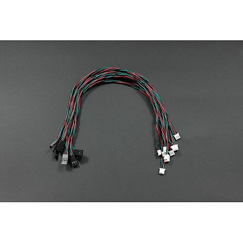 DFRobot Arduino Sensor Kablosu L:30cm - Sensor Cable For Arduino (10 Adet)