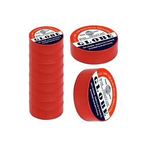 Globe zole Bant (Elektrik Band) 10 lu paket - Krmz