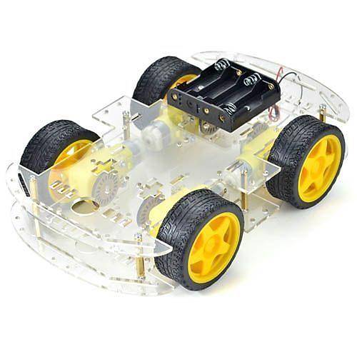 4WD Çok Amaçlý Mobil Robot Platformu Kiti