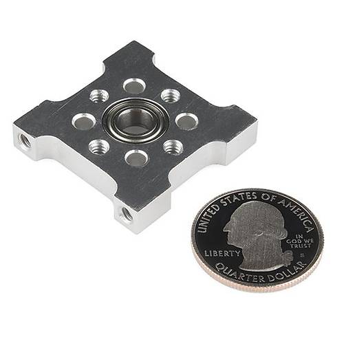Actobotics Bearing Mount - Quad Block (1/4 inc Bore)
