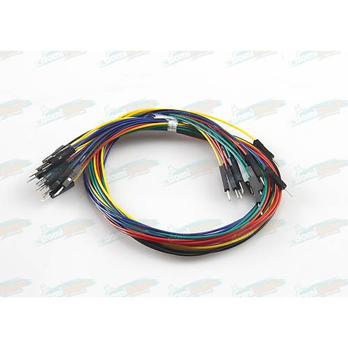 Erkek-Erkek Renkli Esnek Jumper Kablosu L:40cm (20adet)