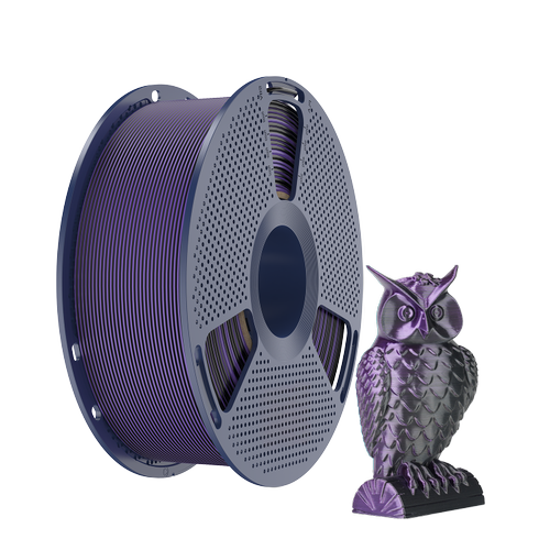SUNLU SILK PLA+ Dual Filament Siyah Mor 1.75mm 1kg