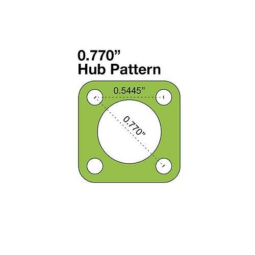 Actobotics Hub Mount - 45 Degrees
