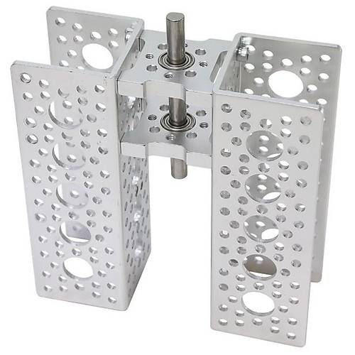 Actobotics Bearing Mount - Quad Block (1/4 inc Bore)