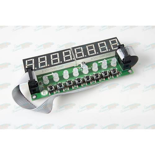 8 Karakter 8 Buton RGB Display LKM1638 - Kablo Dahil