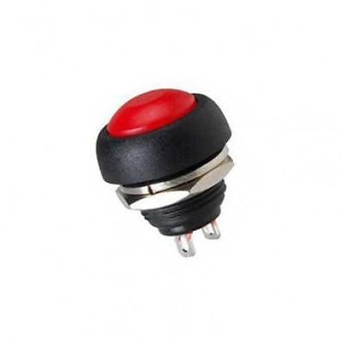 Push Buton Oval - Krmz