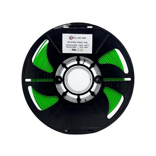 Elas PETG Plus Filament Ye�il 1.75mm 1Kg