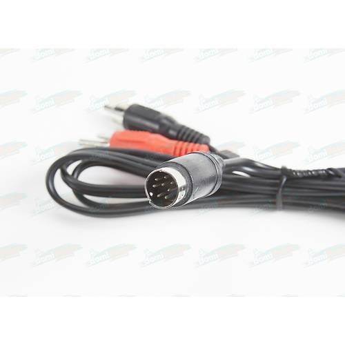 8 pin Din Erkek 2xRCA Tos Kablo