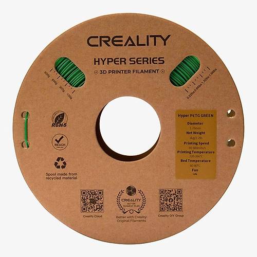 Creality Hyper PETG Filament Ye�il 1.75mm 1kg