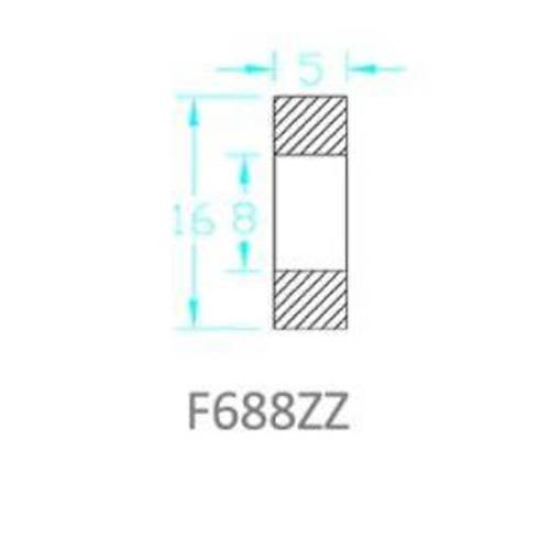 MakeBlock F688zz Flanl Rulman