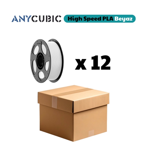 Anycubic High Speed PLA Filament Beyaz 1.75mm 1kg (12 Adet)