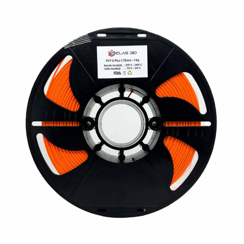 Elas PETG Plus Filament Turuncu 1.75mm 1Kg