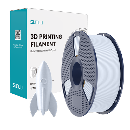 SUNLU High Speed PLA Filament Beyaz 1.75mm 1kg