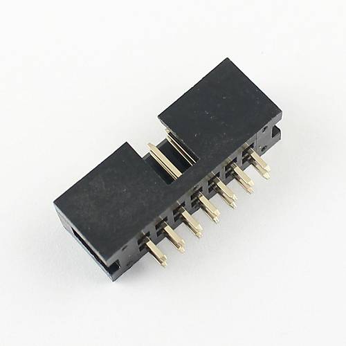 2x7 Pin Shrouded Box Header  2.54mm Male