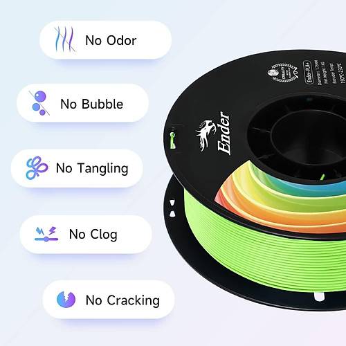 Creality Ender PLA+ Filament Elma Yeili 1.75mm 1kg