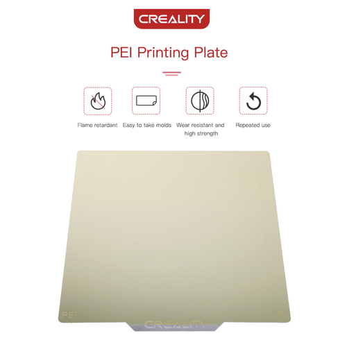 Creality PEI Parlak Y�zey Bask� Tablas� Kiti - 235�235�1mm