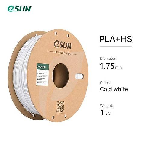 eSUN Hyper PLA+ Filament So�uk Beyaz 1.75mm 1Kg