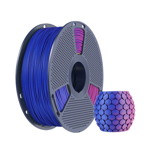 SUNLU PLA Matte Dual Filament K�rm�z� Mavi 1.75mm 1kg
