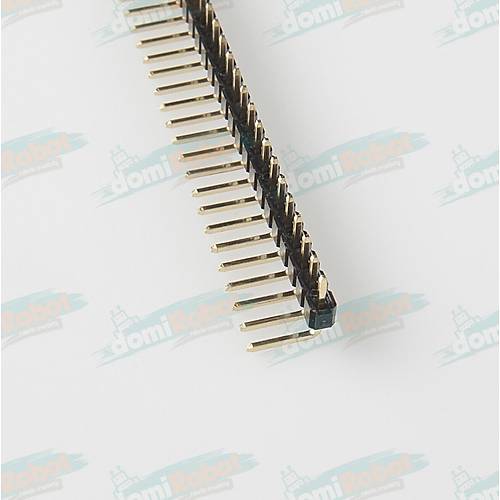 1x40 Pin 2.54mm 90 Derece Erkek Pin Header