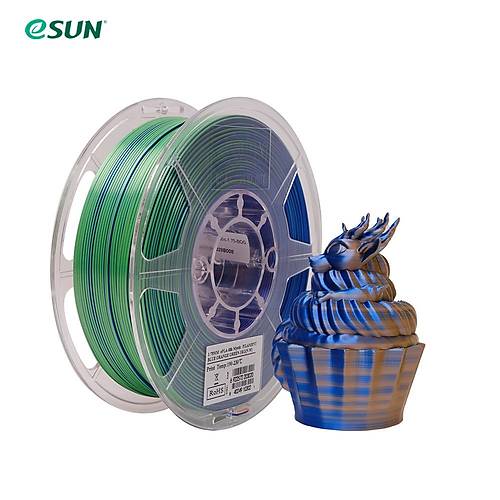 eSUN ePLA-Silk Mystic Mavi Turuncu Yeşil  Filament 1.75 mm 1 Kg