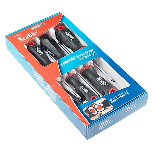 Xcelite 6 Par�a Ergonomik Tornavida Seti