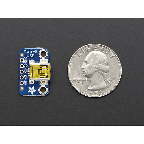 Adafruit USB Mini-B Breakout Kart - evirici